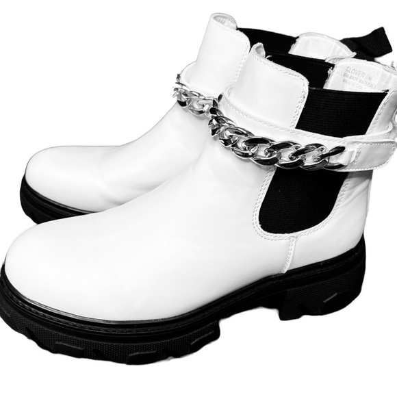 Cushionaire Clover Pull On Chunky Platform Combat Boots - Picture 2 of 10